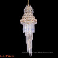 Gran lámpara de araña de cristal de lujo